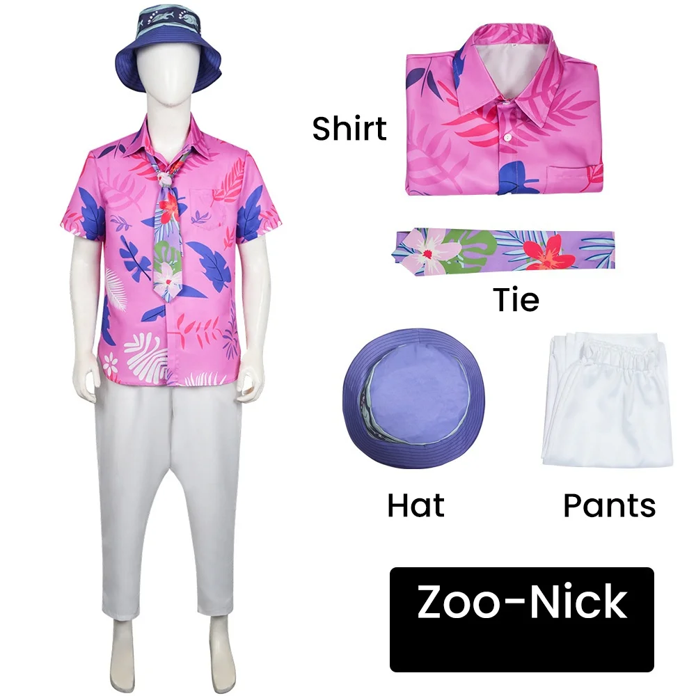 Zoo Party Games - Costume Cosplay Nick Wilde di Movie