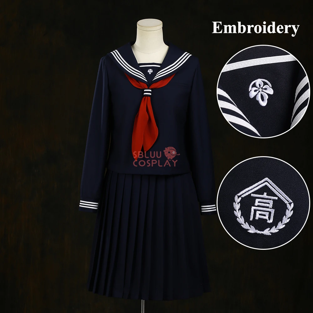Party Games School - SBluuCosplay Shimizu Hinako Costume Cosplay Ricamo