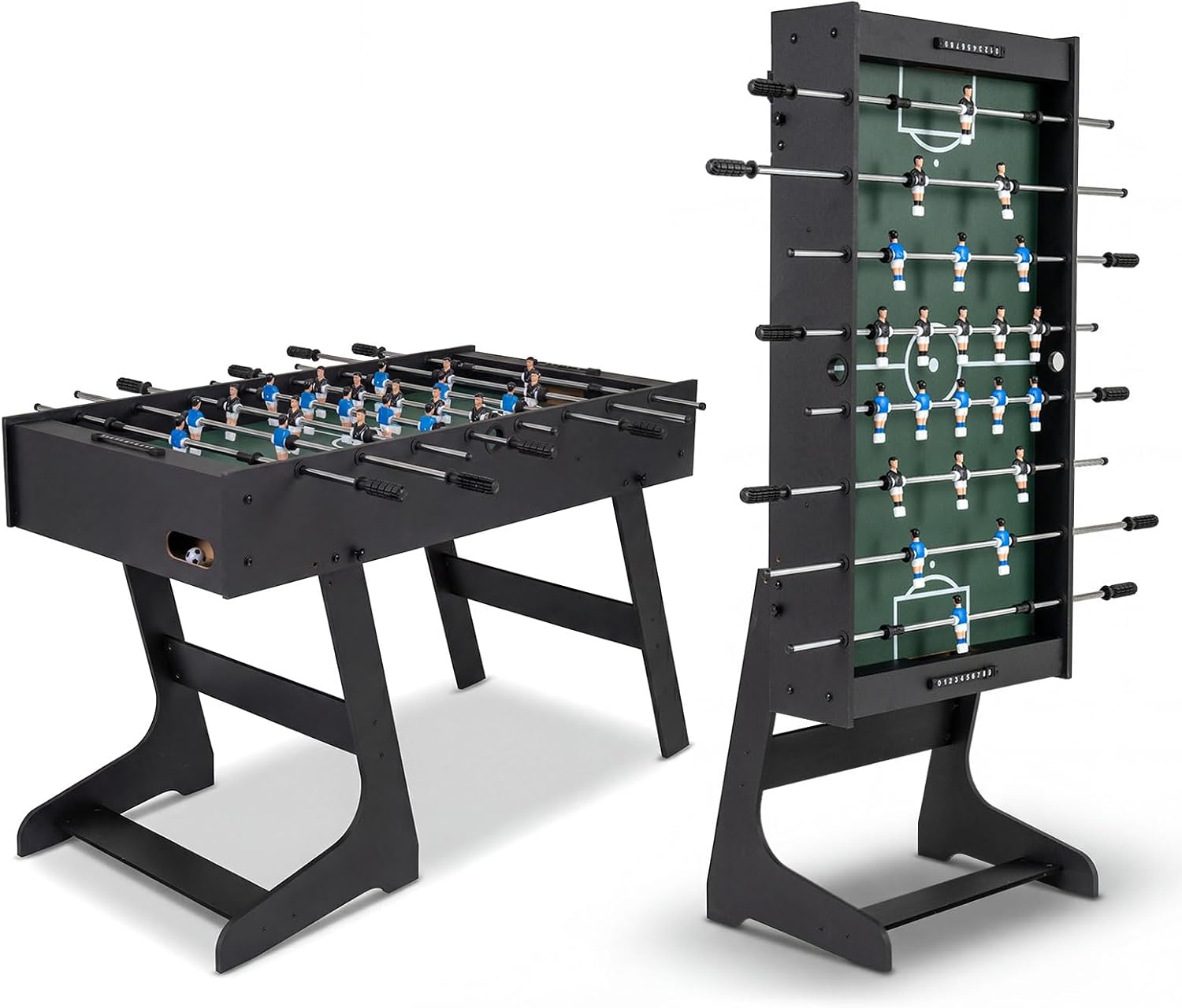 Party Games Adults Indoor - Tavolo da Calcio Balilla Pieghevole, Set