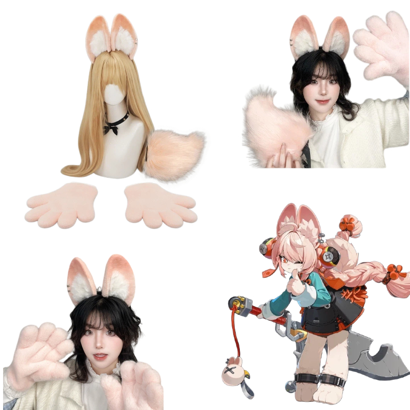 Party Games Girls - Set di Orecchie, Zampe e Coda