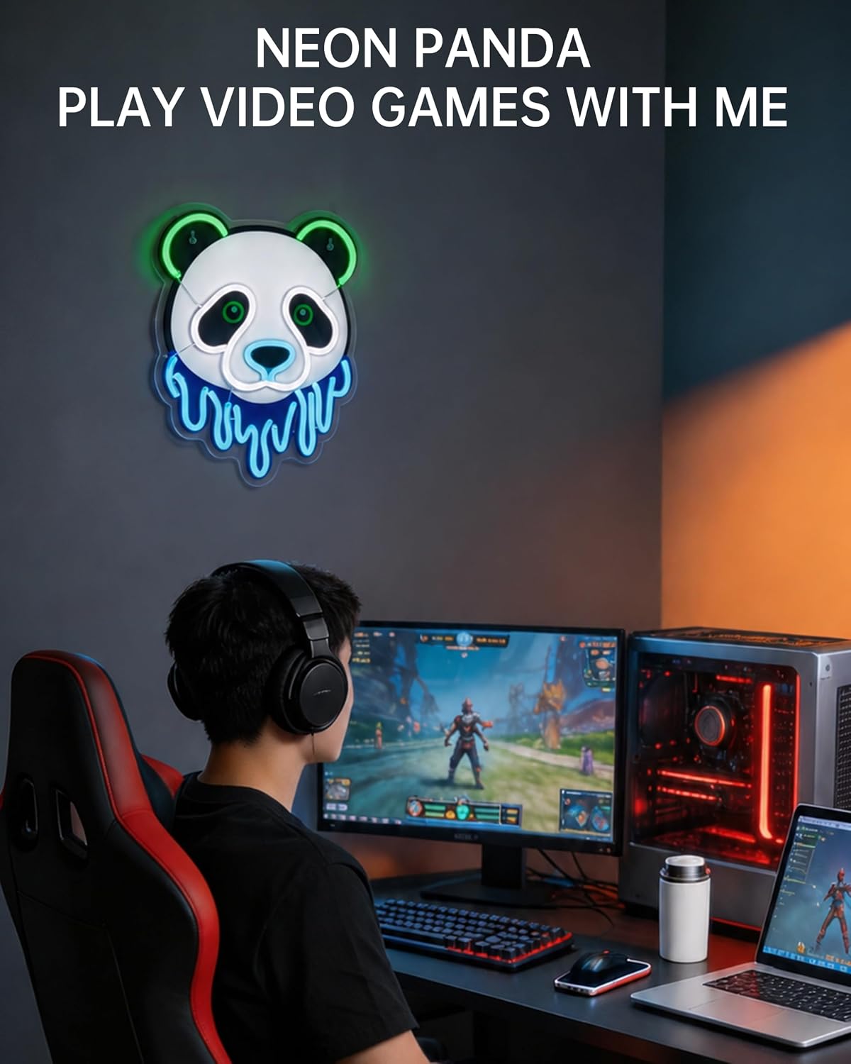 Insegna LED Neon Panda, Luce N - Zoo Party Games recensione e prezzo