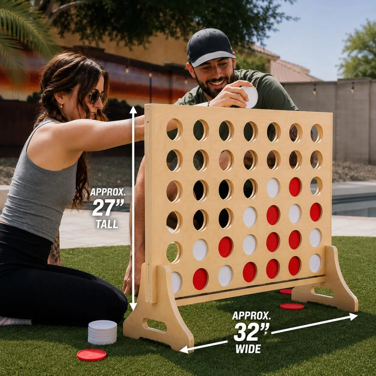 Gioco Gigante Quattro in Fila  - Party Games Adults Indoor recensione e prezzo
