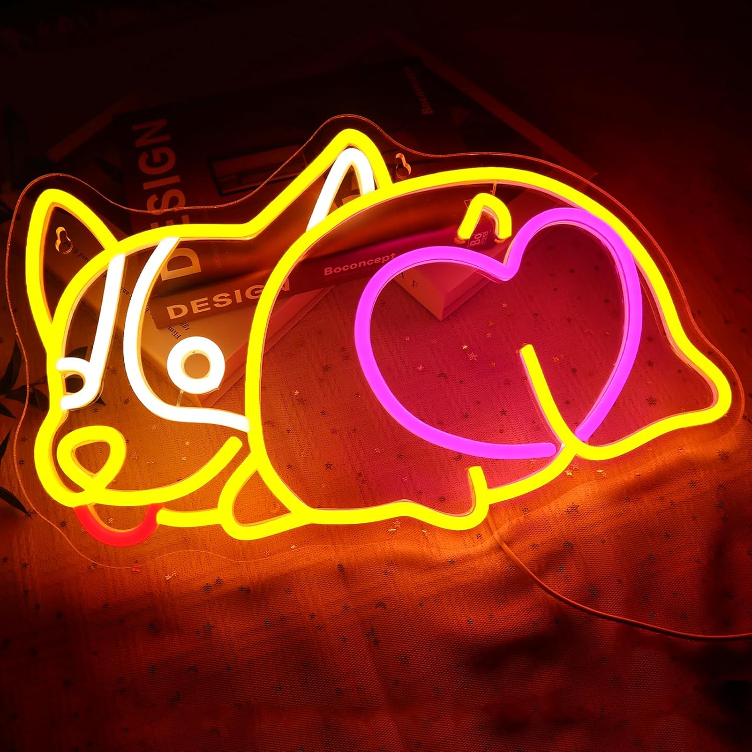 Corgie Dog Insegna al neon Ali - Zoo Party Games recensione e prezzo